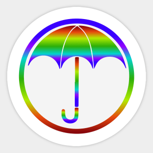 Rainbow Umbrella Academy Sticker
